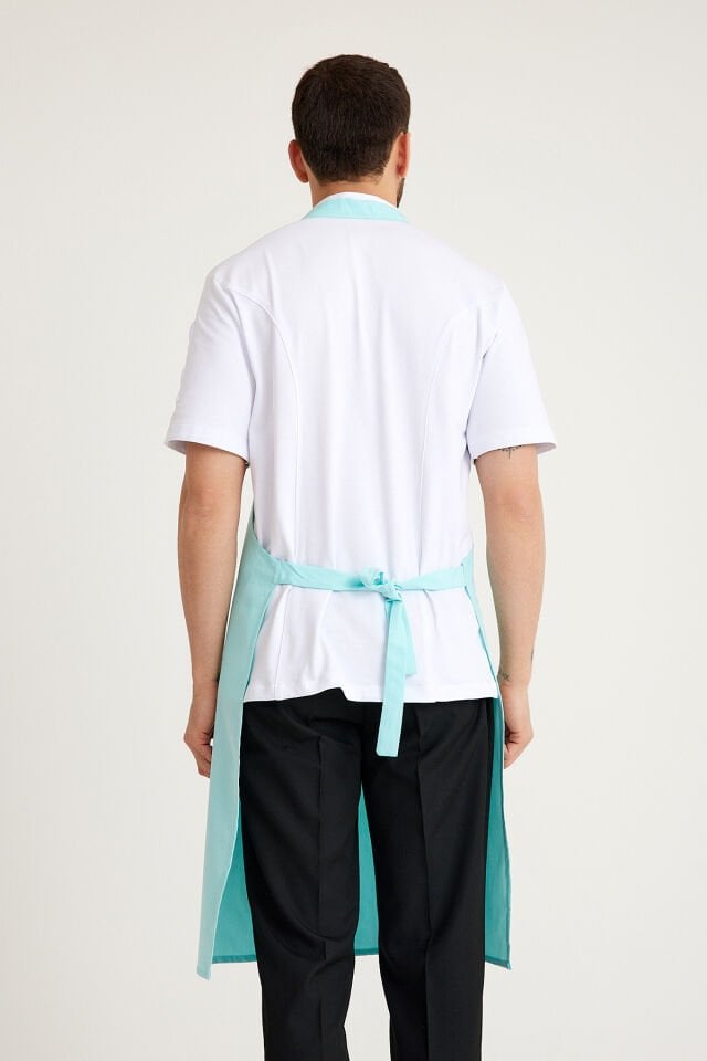 Mint Yeşili Geniş Kuşak Askılı Önlük