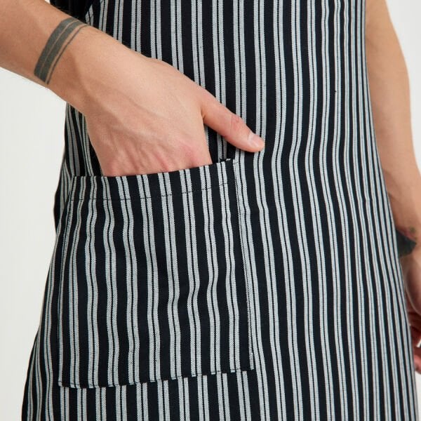 Kalın Çizgili Geniş Kuşak Askılı Önlük