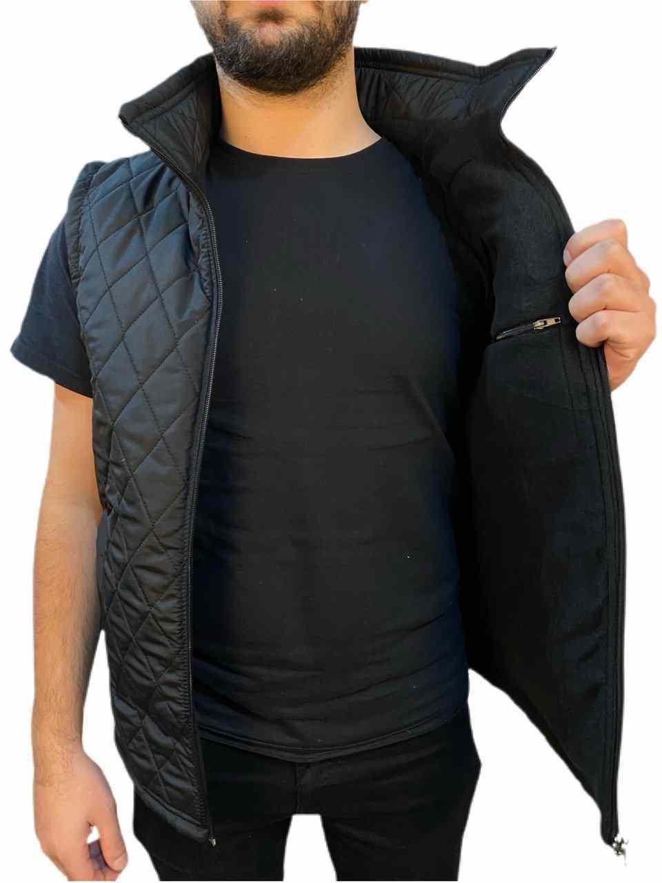 Kapitone Polar Astarlı Anorak Yelek